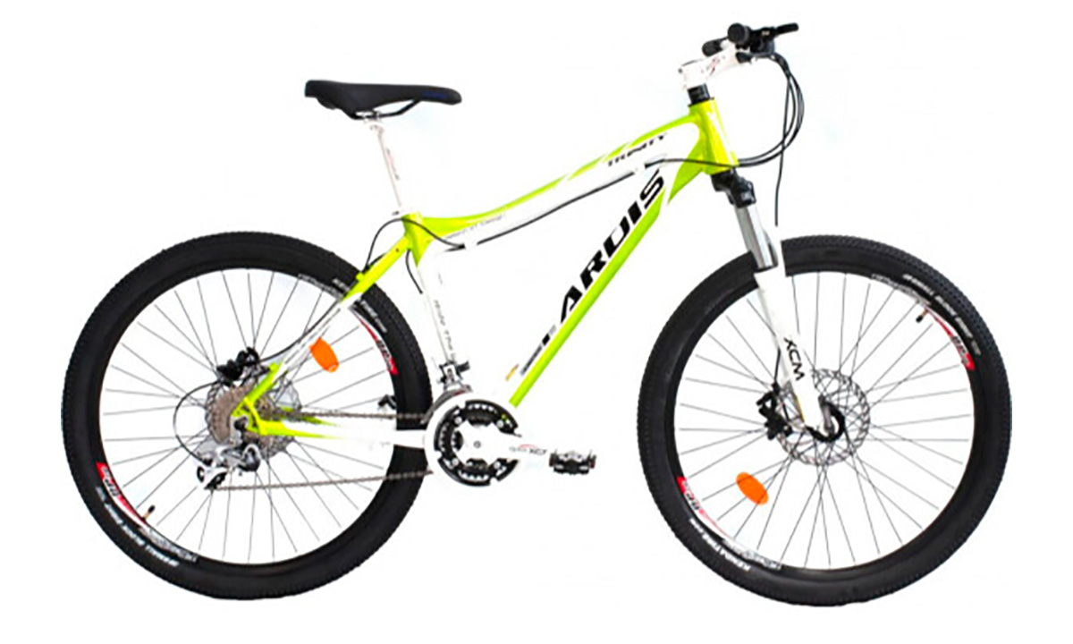 Фотография Велосипед ARDIS TRINITY HD 26" 2021 размер М Бело-зеленый 